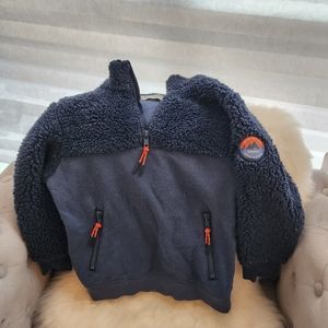 H&M Navy Teddy bear Pullover Sweater